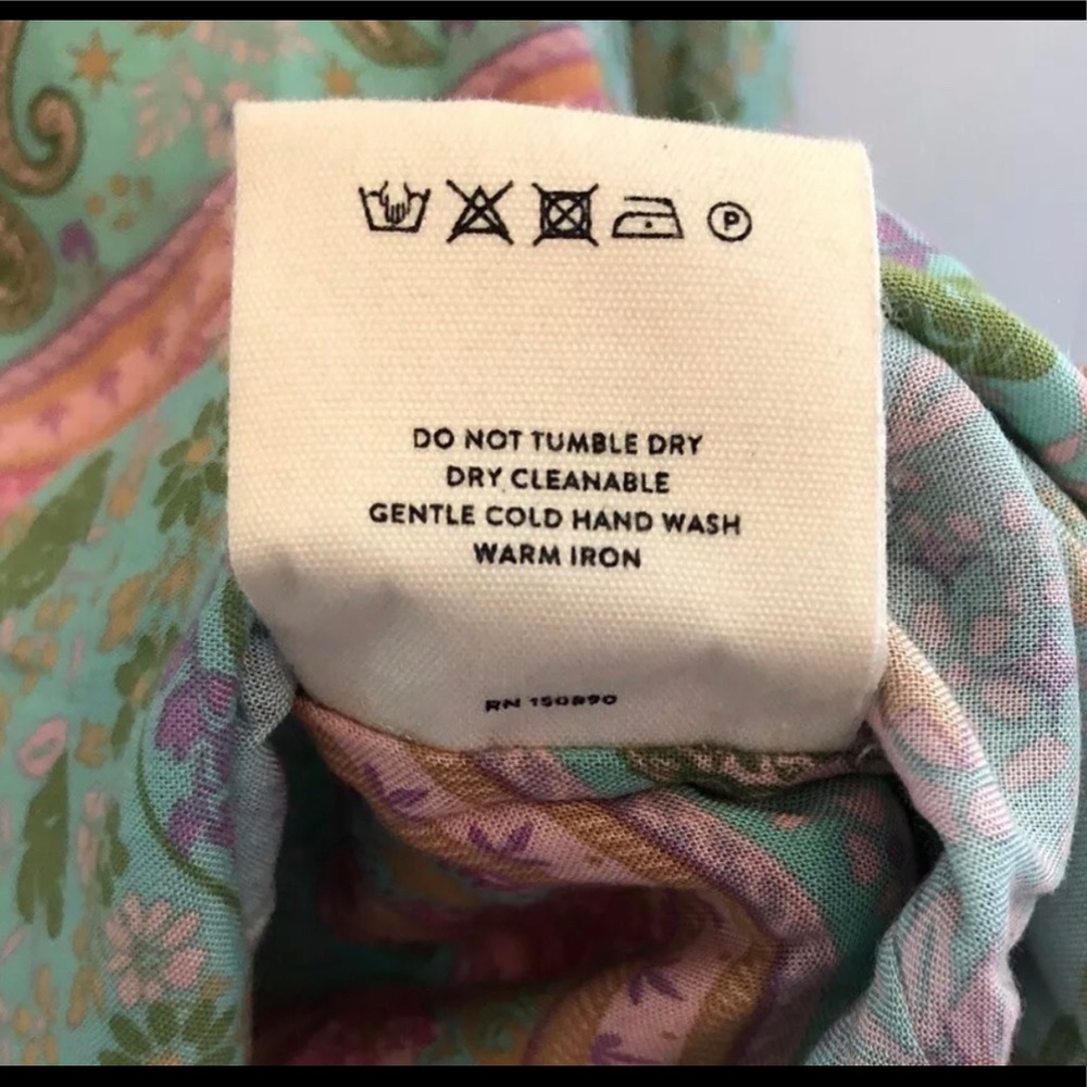 🌸BNWT Spell & the Gypsy City Lights Blouse Sage - Picture 7 of 8